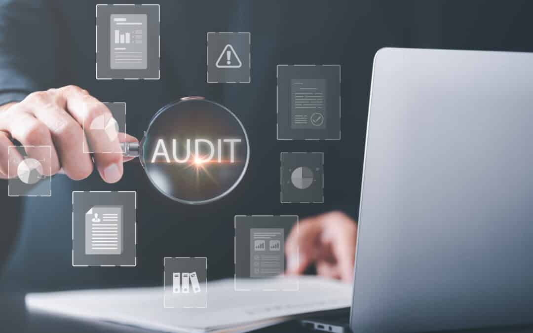 Businessman Audit Documents, Quality Assessment Management With